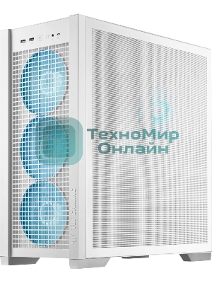 Компьютерный корпус ASUS TUF GAMING GT302 TG ARGb белый/GT302/ARGb FANS/WHT (90DC00I3-B19000)