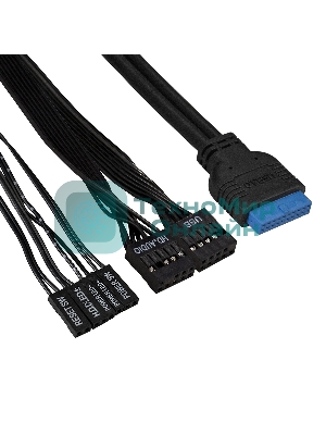 Компьютерный корпус Miditower ExeGate CP-603 Black, ATX, (без БП), 2хUSB+2хUSB 3.0, Audio