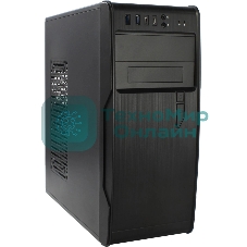 Компьютерный корпус PowerCool без ТМ, S1008BK-2U3C-NP NP (MidiTower, БЕЗ БП, черный, 2*USB3.0+2*USB Type-C +HD Audio)