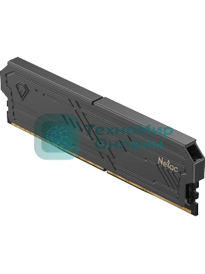Оперативная память Netac Shadow III, DDR4, 8GB (1x8GB), 3200 MHz, CL16, с радиатором, черный