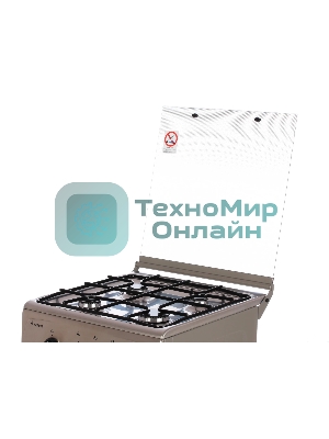 Плита газовая Gefest ПГ 3200-06 К62 серебристый, конфорок 4 шт, духовка 42 л, 50 см x 85 см x 57 см