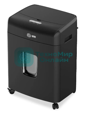 Шредер Cactus CS-SH-D6 черный с автоподачей (секр.P-4) фрагменты 120лист. 23лтр. скрепки скобы пл.карты