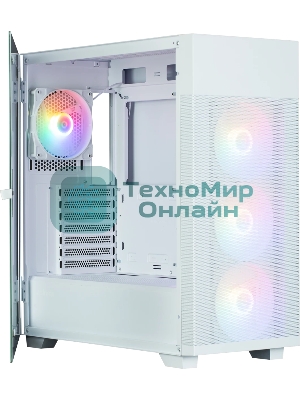 Компьютерный корпус ZALMAN S5 NEO, ATX, белый, WINDOW, 2xCOMBO (3.5