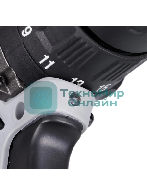 Дрель-шуруповерт аккумуляторная ИНТЕРСКОЛ ДАУ-13/18ВК, Аккумуляторный, 18В, 2 АКБ, Ударный, Кейс