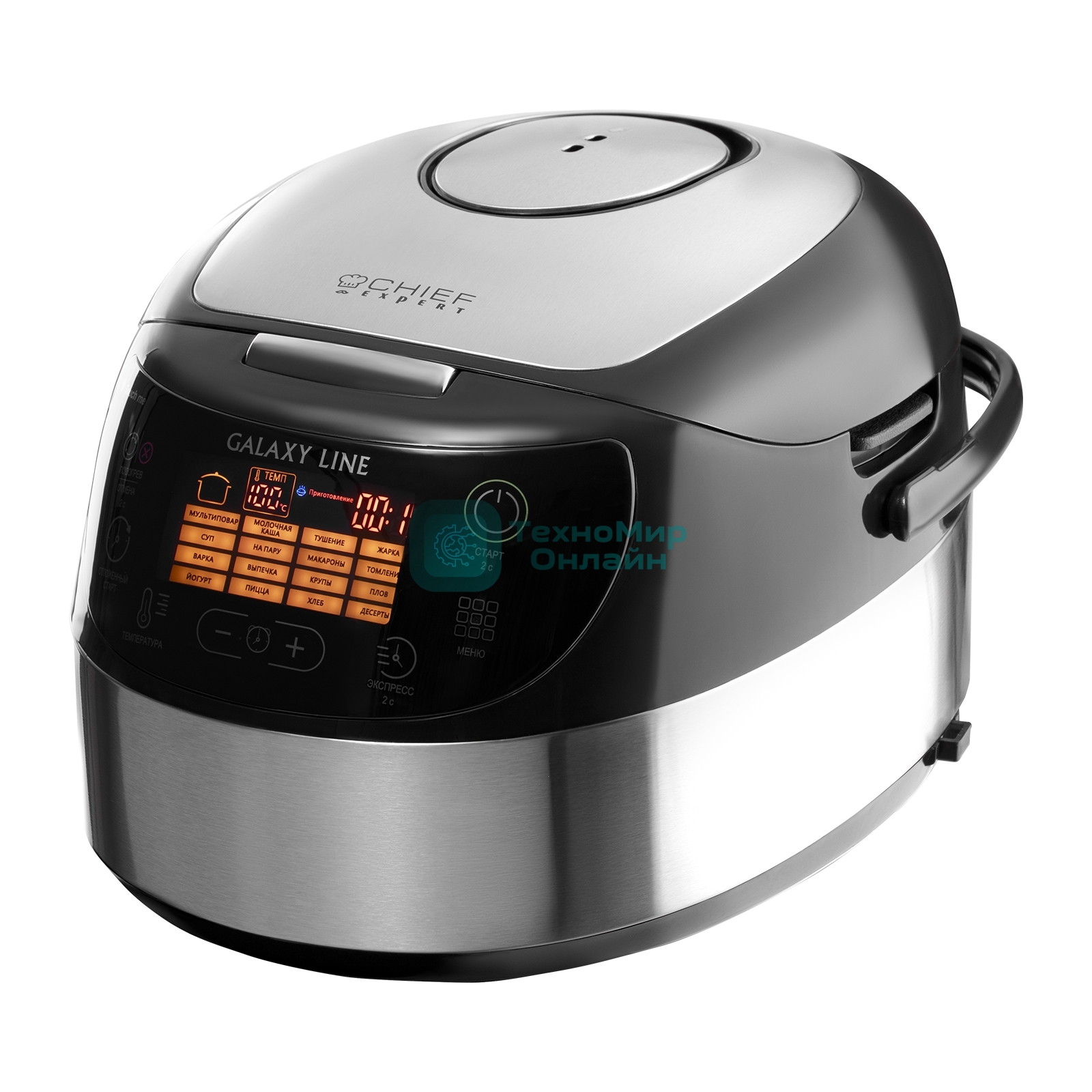 Мультиварка Galaxy Line GL 2649 черный, объем 5 л, 1100 Вт, 17 программ