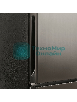 Холодильник Maunfeld MFF200NFSB10 Inverter черный двухкамерный 257/94л морозилка снизу, No Frost