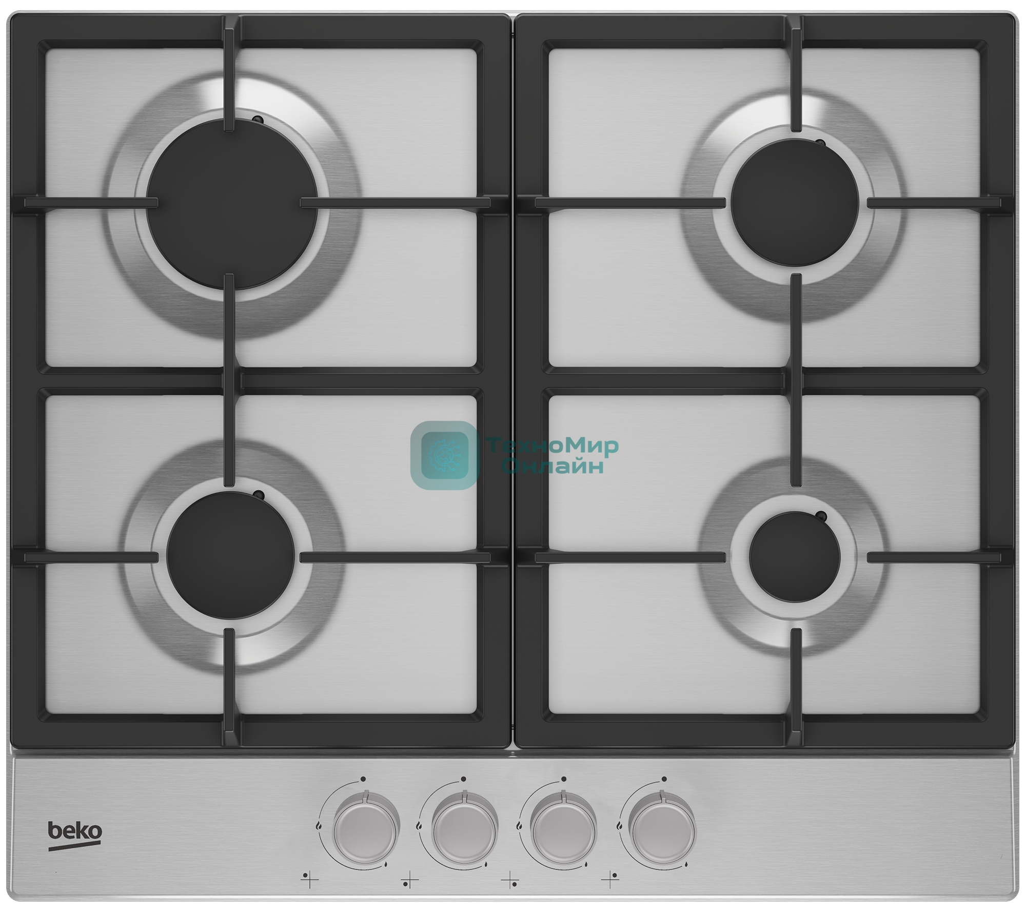 Газовая варочная панель Beko HIAG 64225 SX, нержавеющая сталь