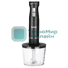 Блендер погружной BBK KBH1400 черный, 1100 Вт, плавная регулировка, турбо