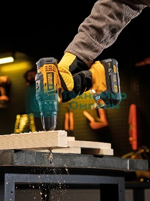 Дрель-шуруповерт Denzel CDL-18-0, 18 В, 0 Ач, 30 Нм, щеточный