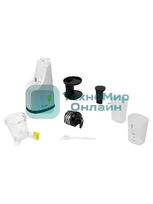 Соковыжималка Starwind SJ3112 белый, шнековая вертикальная, 200 Вт, 600 мл, электронное, реверс