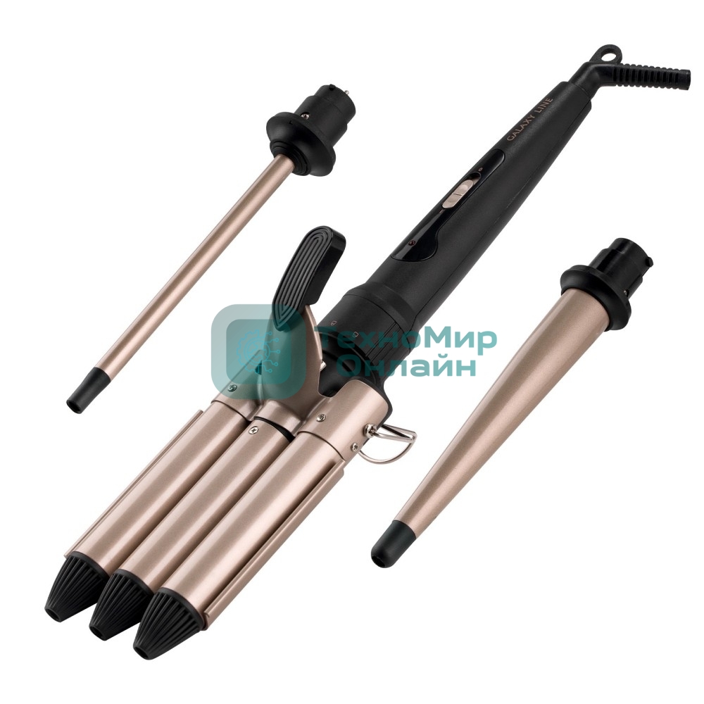 Щипцы для завивки волос Galaxy LINE GL 4702 черный, 10-25 мм, 200 °C, 1 режим