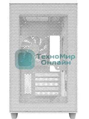 Компьютерный корпус Bloody BD-CC117F белый без БП mATX 5x120мм 1xUSB 2.0 1xUSB 3.0 audio bott PSU