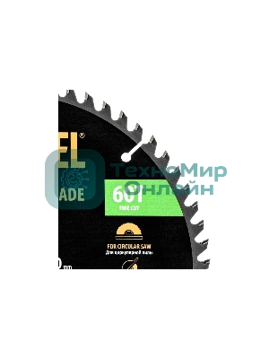 Пильный диск по дереву Denzel ф250 х 30 мм, 60 зубьев