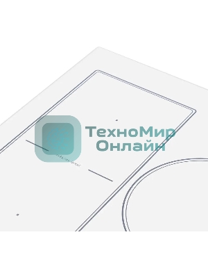 Индукционная варочная панель Maunfeld CVI453SBWH Inverter, конфорок: 3 шт., стеклокерамика, независимая, белый