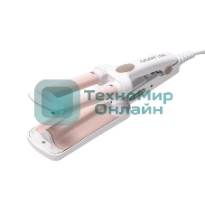 Щипцы для завивки волос Galaxy Line GL4667 белый/бежевый, 10 мм, 180 °C, 1 режим