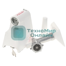 Мясорубка электрическая Мастерица КЭМ-01 белый, 600 Вт, 0.67 кг/мин, защита от перегрузки, насадки - 2