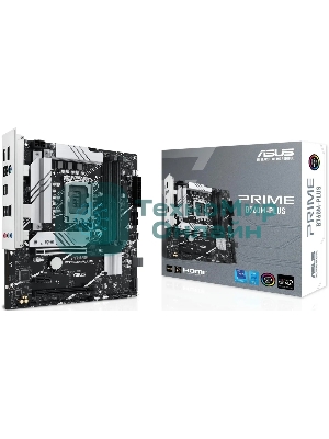 Материнская плата ASUS PRIME B760M-PLUS, LGA 1700, Intel B760, 4xDDR5, 4xSATA, 2xM.2, 1xPCIe 4.0 x4, 1xPCIe x1, 1xDP, 1xHDMI, 1x 2.5Gb LAN, 2xUSB-A 3.2 Gen 2, 4xUSB-A 2.0, 3x3.5 мм, 7.1, mATX