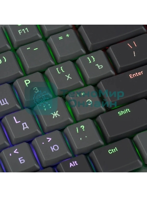 Клавиатура Oklick K615X проводная, USB Type-A, чёрный