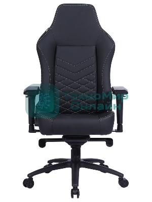 Кресло Cactus CS-CHR-0112BL черный, экокожа, подголовник