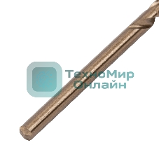 Сверло по металлу Denzel 2,5 мм, HSS Co-8%, 2 шт.