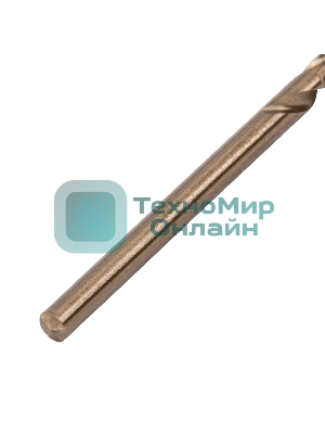 Сверло по металлу Denzel 2,5 мм, HSS Co-8%, 2 шт.