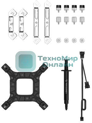 Кулер для процессора DEEPCOOL AK620 DIGITAL SE WH LGA20XX/1700/1200/115X/AM5/AM4 (9шт/кор, TDP 260W, PWM, DUAL Fan 120мм, 6 тепл. трубок, ARGb, белый) RET (R-AK620-WHADMN-GJD)