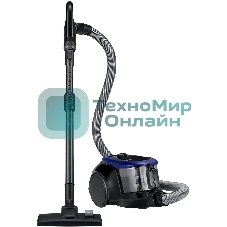 Пылесос Samsung VC18M21B0S2 синий, 380/1800 Вт, уборка сухая, пылесборник контейнер 1.5 л