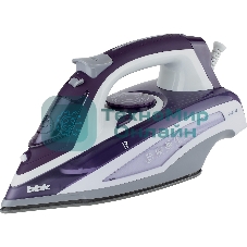 Утюг BBK ISE-2404 фиолетовый, 2400 Вт, 40 г/мин, 140 г/мин, 440 мл