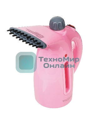 Отпариватель Kelli KL-317 розовый, 1700 Вт, 20 г/мин, 350 мл