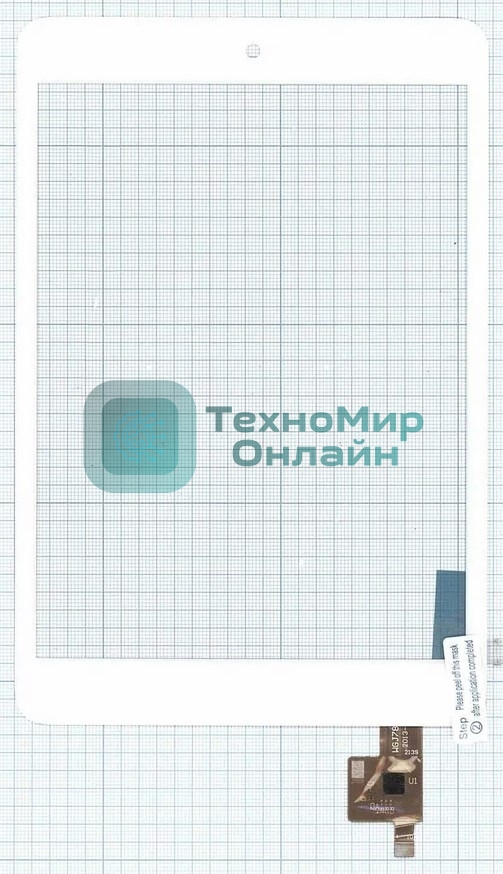 Сенсорное стекло (тачскрин) teXet TM-7853, белое