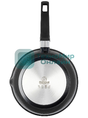 Сковорода Rondell Escurion RDA-894, 26 см, съемная ручка, без крышки, черный