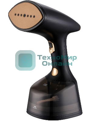 Отпариватель Hyundai H-HS01820 черный/золотистый, 1800 Вт, 35 г/мин, 300 мл