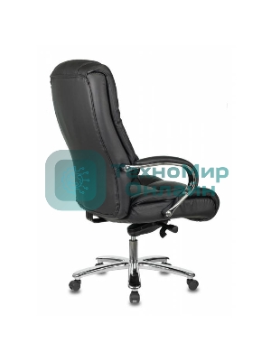 Кресло Бюрократ T-9925SL/BLACK черный, кожа