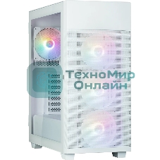 Компьютерный корпус ZALMAN S5 NEO, ATX, белый, WINDOW, 2xCOMBO (3.5