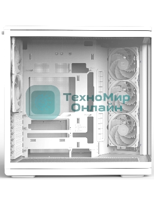 Компьютерный корпус ZALMAN MidTower P60 белый (ATX, без БП, 5x120мм ARGb fans, 1xUSB Type C, 2xUSB 3.0) (Zalman P60 белый)