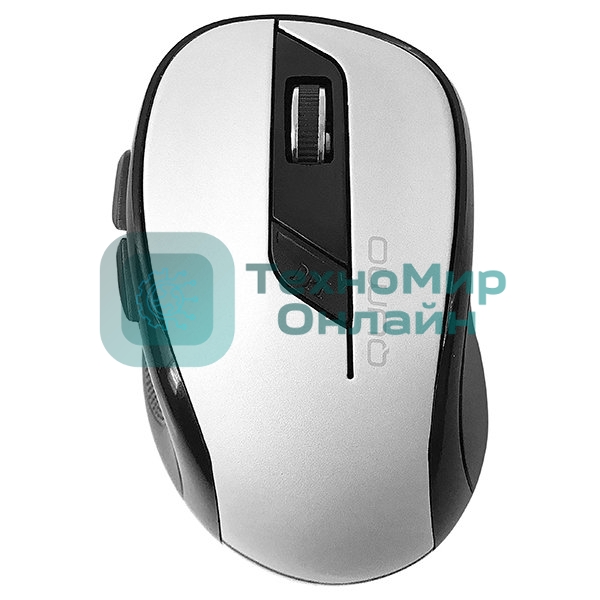 Мышь беспроводная Qumo Office Line M79 белый, 1600 dpi, радиоканал, USB, кнопки - 6