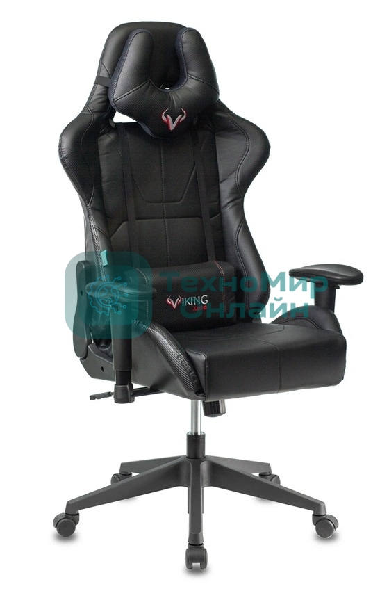 Кресло игровое Бюрократ VIKING 5 AERO BLACK EDITION черный искусственная кожа