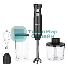 Блендер погружной BBK KBH1400 черный, 1100 Вт, плавная регулировка, турбо