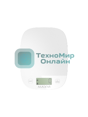 Весы кухонные Maxvi KS101P белый