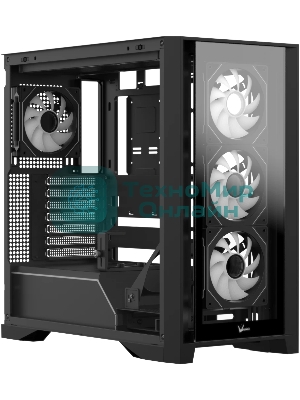 Компьютерный корпус AeroCool/Formula Air Power G8 Floe черный без БП ATX 2xUSB 3.0 1xUSB3.1 audio bott PSU