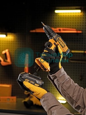 Дрель-шуруповерт Denzel CDL-18-0, 18 В, 0 Ач, 30 Нм, щеточный