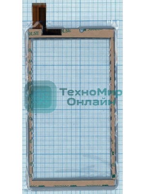 Сенсорное стекло (тачскрин) teXet TM-7049 TM-7059, белое