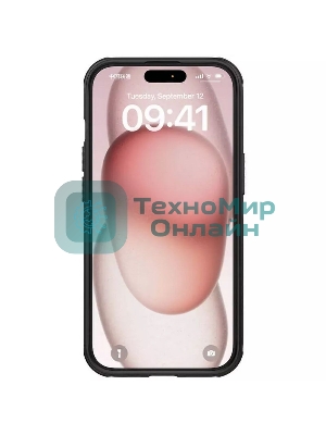 Чехол Super Frosted Shield Pro, черный, (AP IP15 Plus)