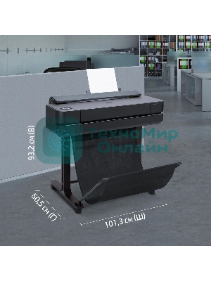Плоттер струйный HP Designjet T630, A1, цветной, 24