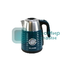 Чайник электрический Willmark WEK-1738PST (1.7 л, двойные стенки, эффект термоса, термометр, 2200 Вт) Изумрудный