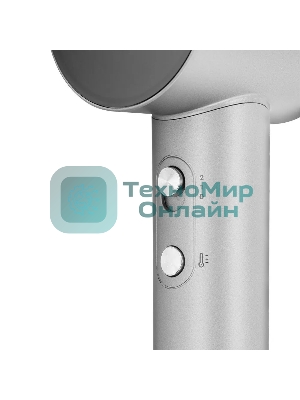 Фен Kitfort КТ-3292 серебристый, 1600 Вт, компактный, ионизация