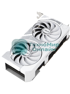 Видеокарта Asus GeForce RTX 5060 DUAL OC White, Nvidia RTX 5060, 8GB GDDR7, 128 bit, PCI-E 5.0, DPx3, HDMIx1, 2535 MHz