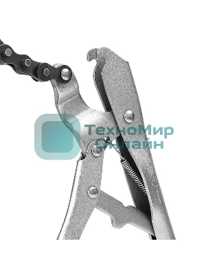 Зажимные клещи цепные с фиксатором Deli DL20018 230мм, длина цепи 450мм, регулировочный винт