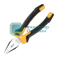 Комбинированные плоскогубцы Deli DL2007Z 180мм, мталь CrV, прорезиненная двухкомпонентная ручка