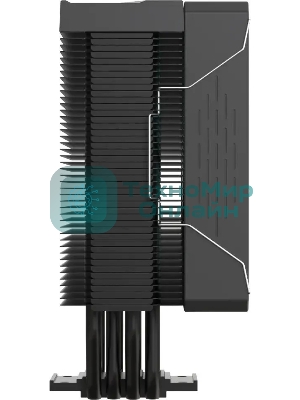 Устройство охлаждения(кулер) Formula Ice Burg ARGb Soc-AM5/AM4/1200/1700/1851 черный 4-pin 17-34dB Al+Cu 170W 552gr Ret (ICE BURG ARPW 4P BK)